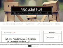 Tablet Screenshot of productosplus.com